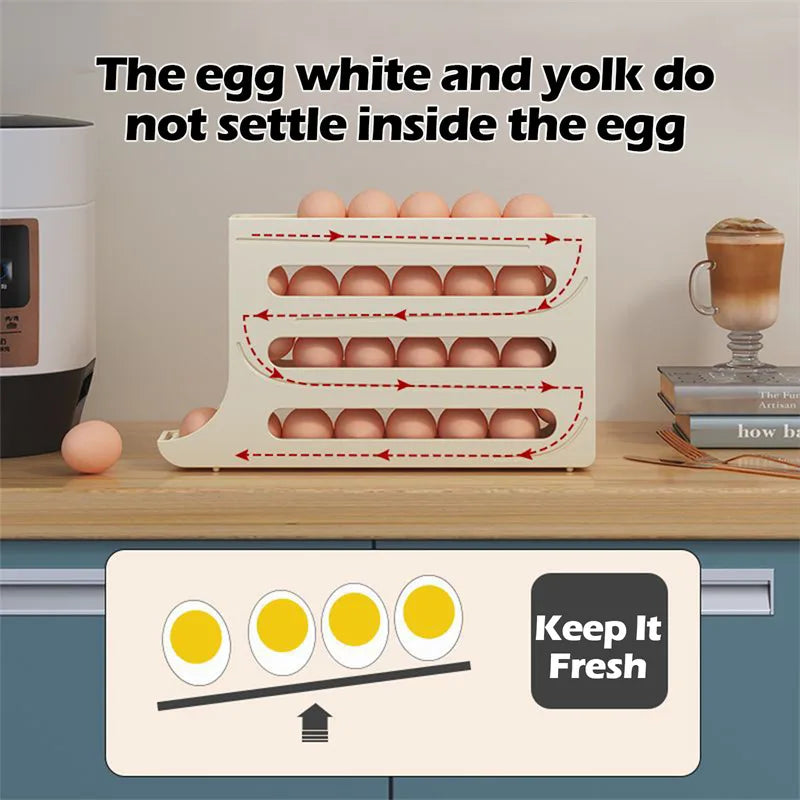 Refrigerator egg storage box