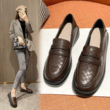 32 33 34 size small leather shoes women British style 2021 new coarse single soft leather large size women's shoes 41-43
