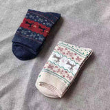 Autumn and winter warm female socks Christmas gold deer rabbit wool socks manufacturers wholesale