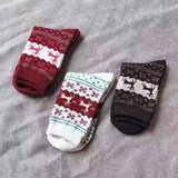Autumn and winter warm female socks Christmas gold deer rabbit wool socks manufacturers wholesale