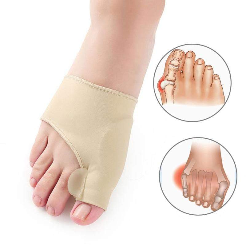 Health Pair Toe Separator Hallux Valgus Bunion Corrector Orthotics Feet Bone Thumb Adjuster Correction Pedicure Sock Straightener