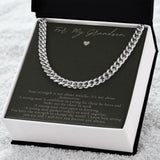 Jewelry Cuban Link Chain For Grandson - 3