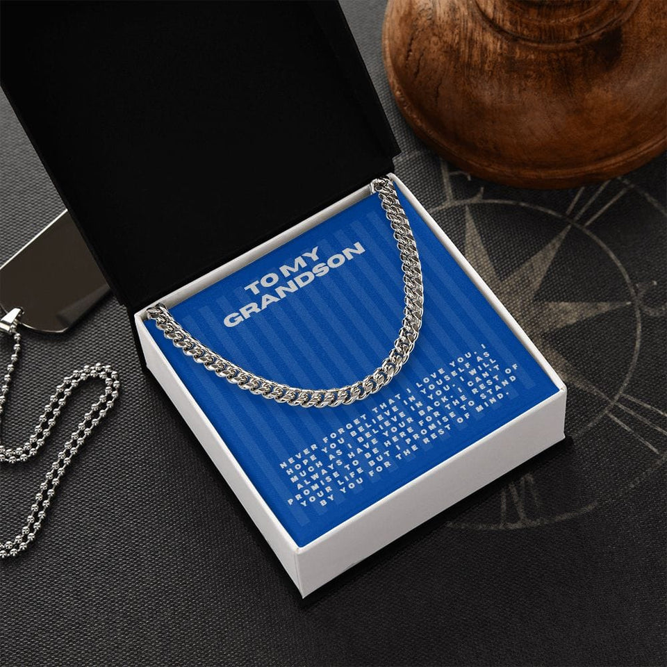 Jewelry Cuban Link Chain For My Grandson - 2