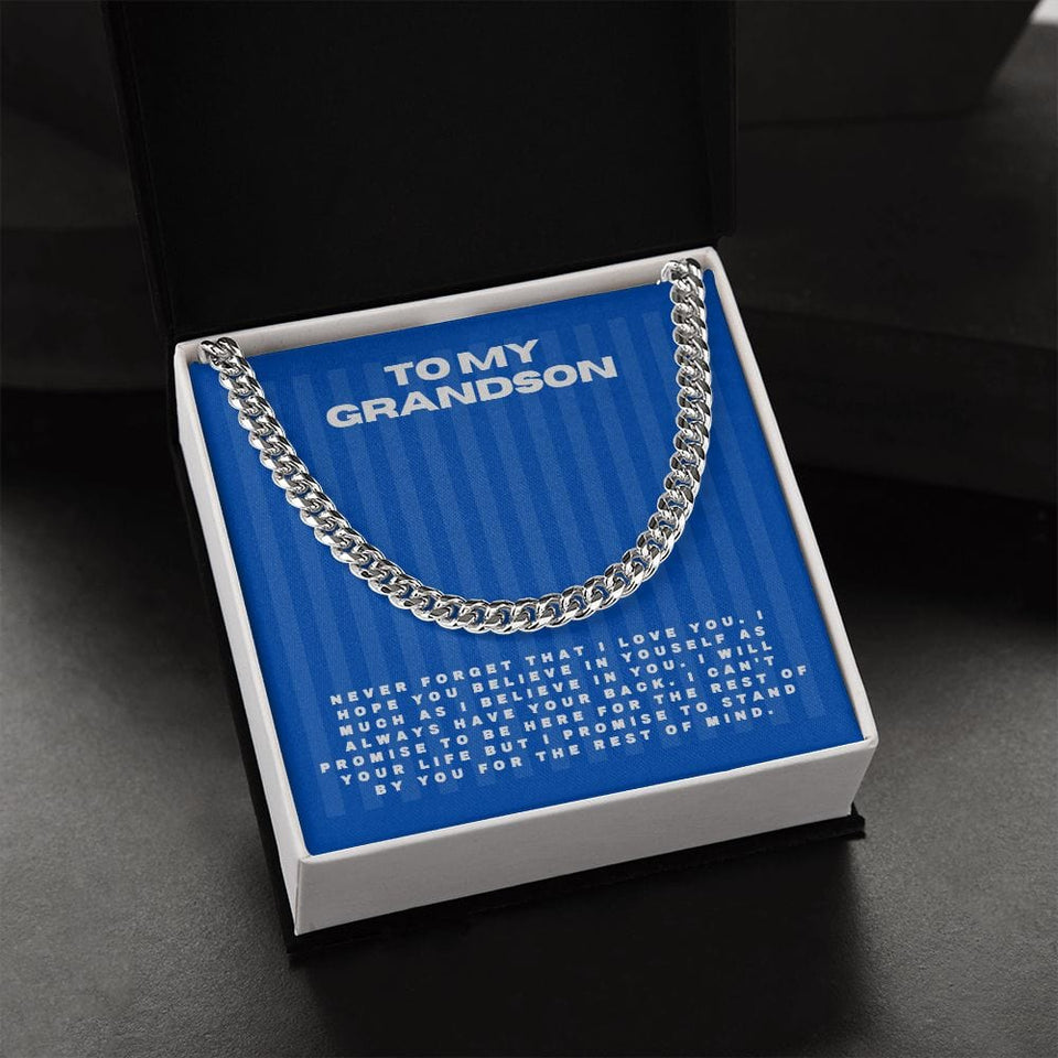 Jewelry Cuban Link Chain For My Grandson - 2