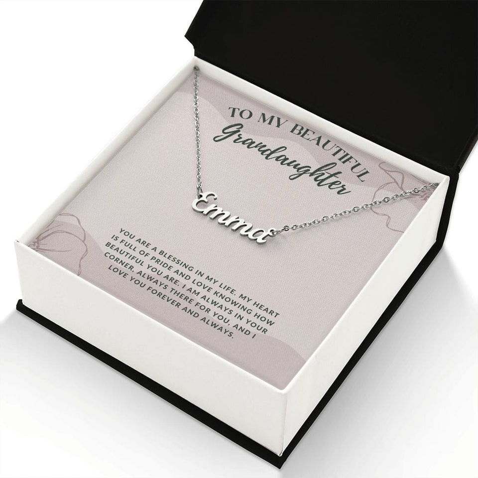 Jewelry Custom Name Necklace For My Grandaughter