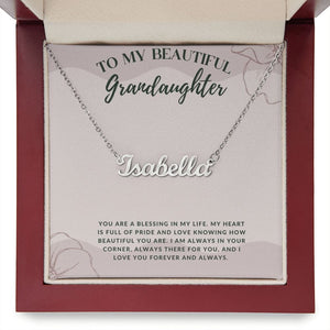 Jewelry Custom Name Necklace For My Grandaughter