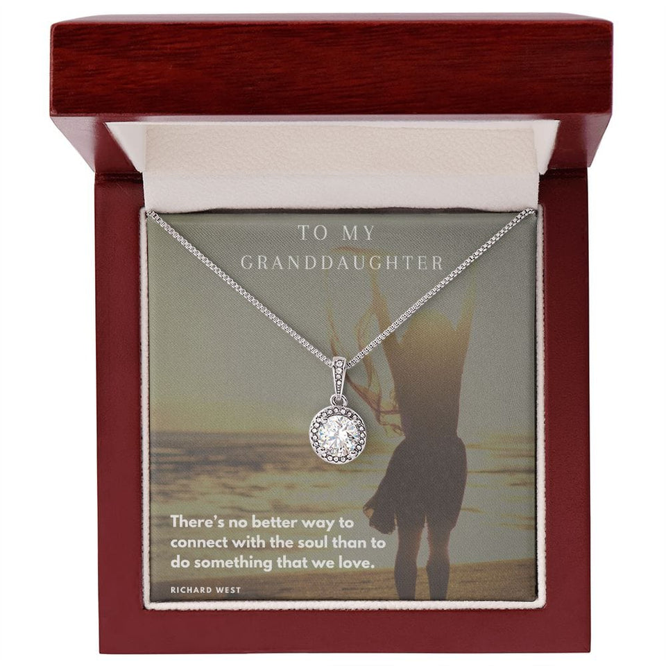 Jewelry Luxury Box w/ LED Eternal Hope Necklace For My Grand-Daughter