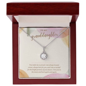Jewelry Luxury Box w/ LED Hope Necklace For My Grand-Daughter