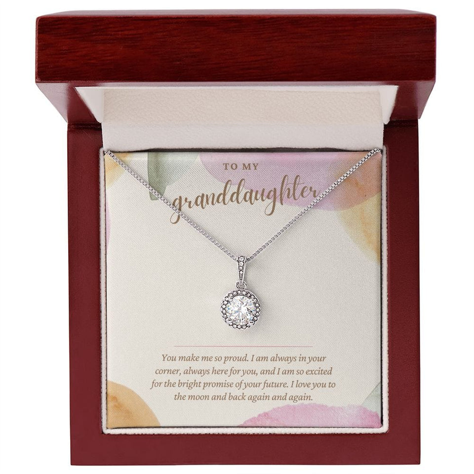 Jewelry Luxury Box w/ LED Hope Necklace For My Grand-Daughter