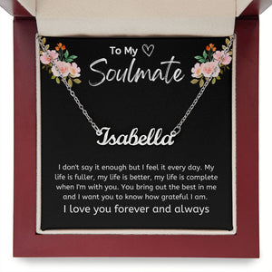Jewelry Personalized Name Necklace For My Soulmate