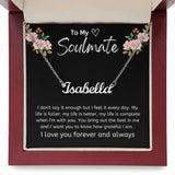 Jewelry Personalized Name Necklace For My Soulmate