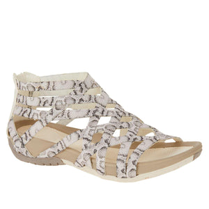 Sandals 2 / SNAKESKIN Elastic Strap Soft Sole Sandals