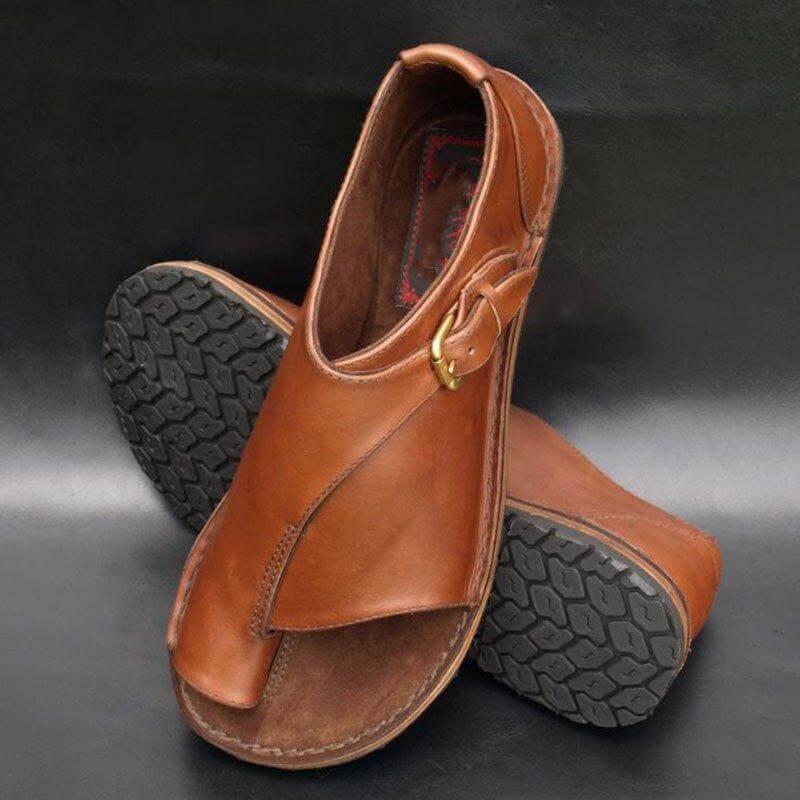 Sandals Brown / UK 2.5 /EU 35 Women Buckle Shandals