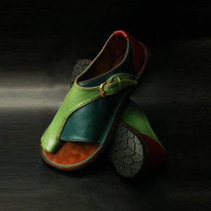 Sandals LightGreen / UK 2.5 /EU 35 Women Buckle Shandals