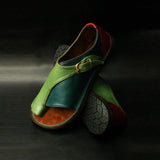 Sandals LightGreen / UK 2.5 /EU 35 Women Buckle Shandals
