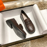 Shoes brown / 40 Women British style 2021 new coarse single soft leather