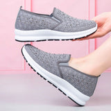 Sneakers Women Flat Mesh Crystal Sneakers