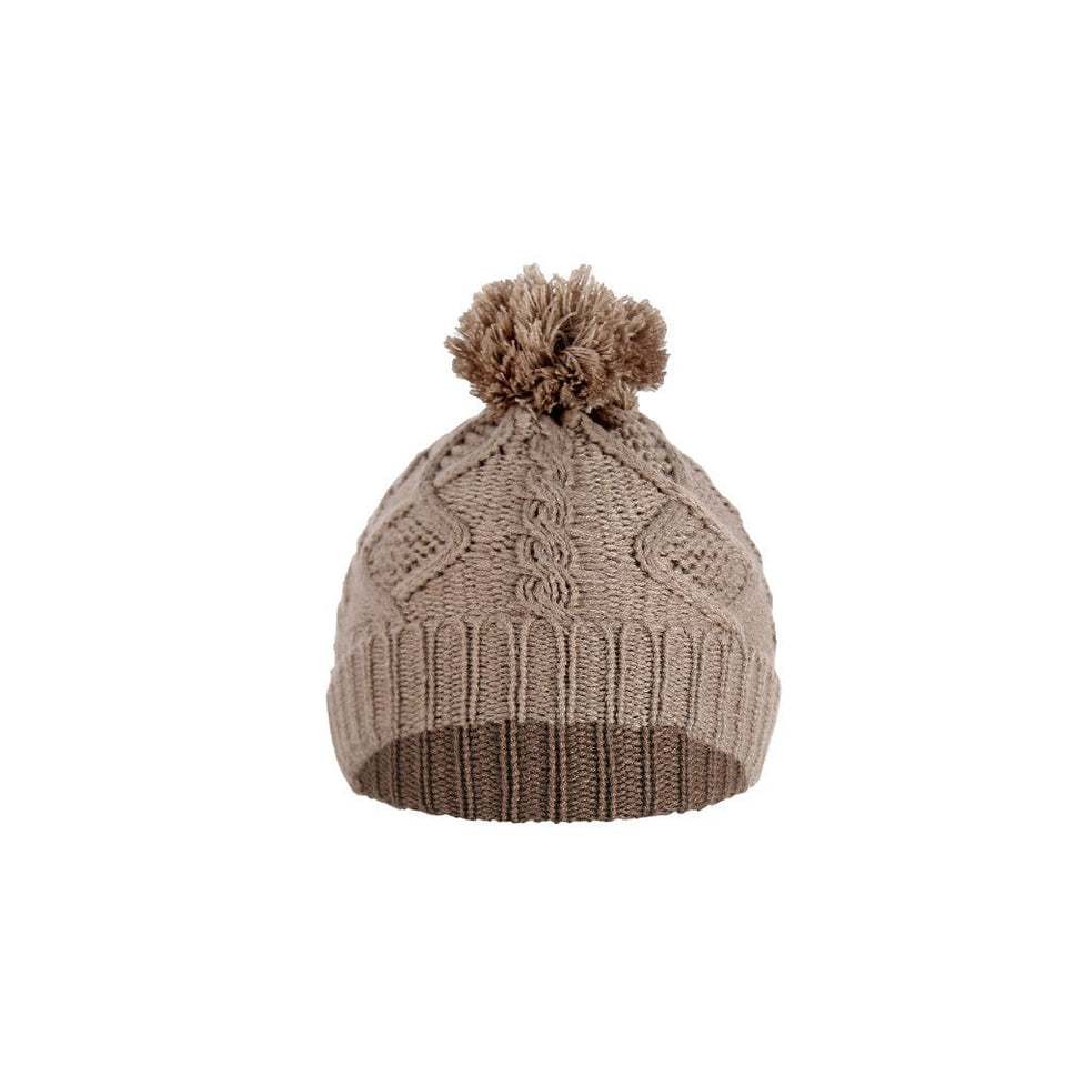 Thick Beanies Knitted Scarf Hat Gloves Set